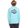 Volcom Men’s Standard Taunt UPF 50+ Long Sleeve Loose Fit Rashguard(Resin Blue)