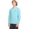 Volcom Men’s Standard Taunt UPF 50+ Long Sleeve Loose Fit Rashguard(Resin Blue)