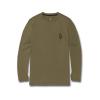 Volcom Men’s Standard Taunt UPF 50+ Long Sleeve Loose Fit Rashguard(Military)