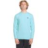 Volcom Men’s Standard Taunt UPF 50+ Long Sleeve Loose Fit Rashguard(Resin Blue)
