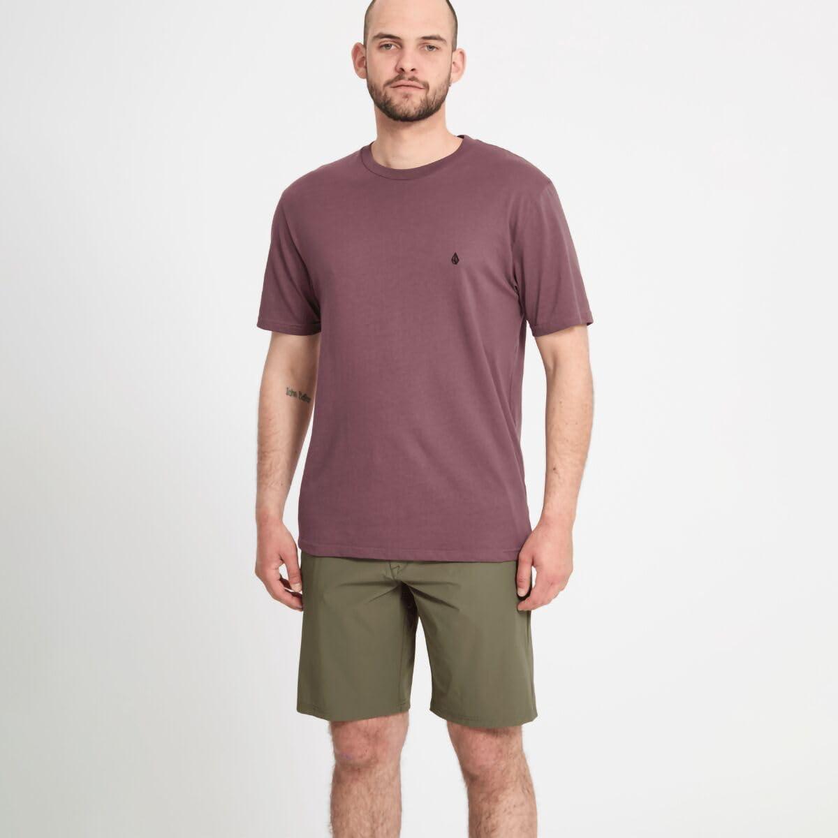 image:imageVolcom Mens Frickin Cross Shred Static 20 Hybrid ShortsSurplus Green
