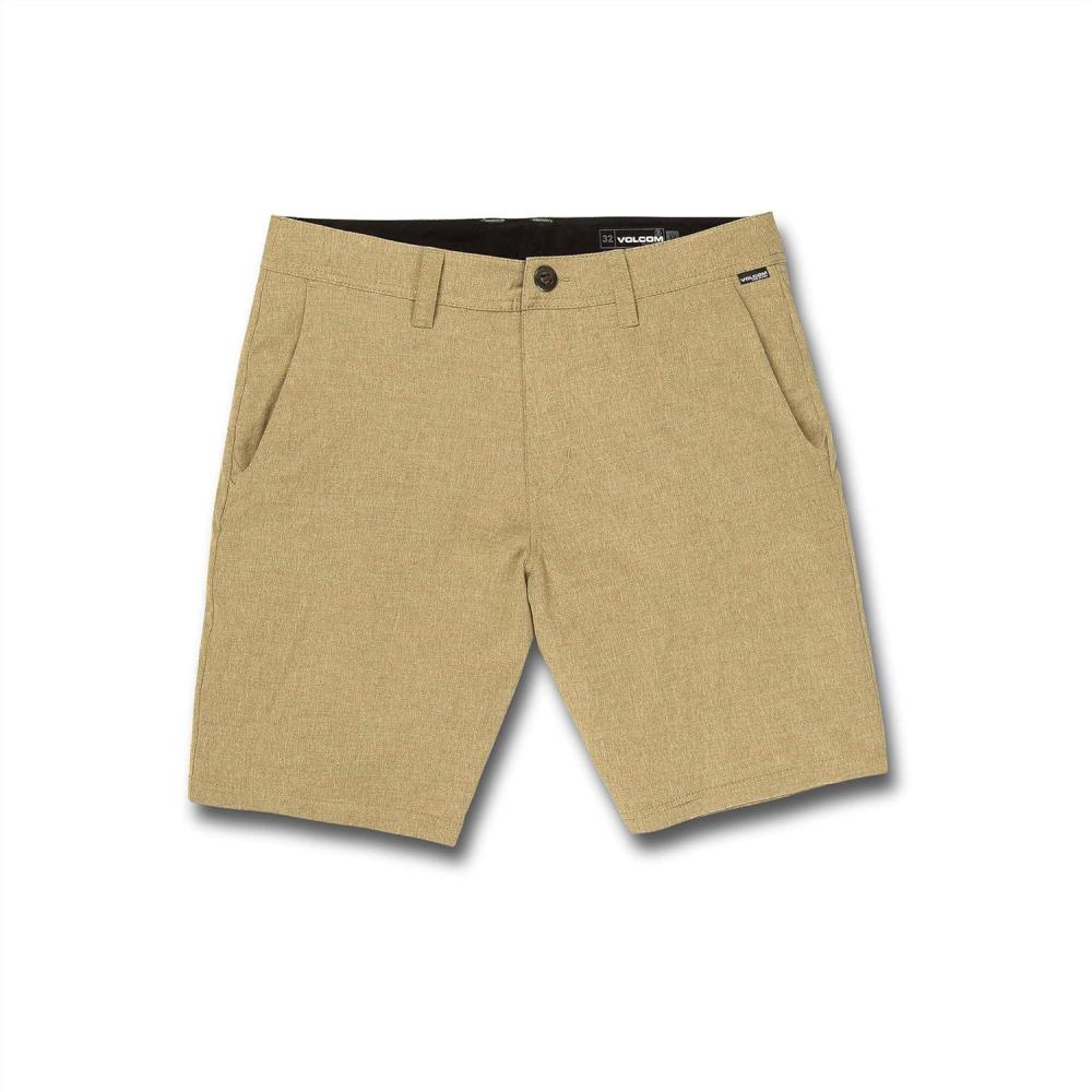 image:imageVolcom Mens Frickin Cross Shred Static 20 Hybrid ShortsDark Khaki 1