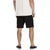 Volcom Men’s Elastic Waist SweatShorts with Drawstring – Fleece Lounge Shorts, Soft Cotton Blend, Relaxed Fit(Black Chill)