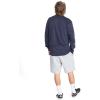 Volcom Men’s Elastic Waist SweatShorts with Drawstring – Fleece Lounge Shorts, Soft Cotton Blend, Relaxed Fit(Grey White)
