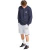 Volcom Men’s Elastic Waist SweatShorts with Drawstring – Fleece Lounge Shorts, Soft Cotton Blend, Relaxed Fit(Grey White)