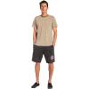 Volcom Men’s Elastic Waist SweatShorts with Drawstring – Fleece Lounge Shorts, Soft Cotton Blend, Relaxed Fit(Heather Booker)