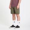 Volcom Men’s Frickin Cross Shred Static 20″ Hybrid Shorts(Surplus Green)