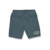 Volcom Men’s Elastic Waist SweatShorts with Drawstring – Fleece Lounge Shorts, Soft Cotton Blend, Relaxed Fit(Cruzer Blue)