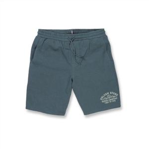 Volcom Men’s Elastic Waist SweatShorts with Drawstring – Fleece Lounge Shorts, Soft Cotton Blend, Relaxed Fit(Cruzer Blue)
