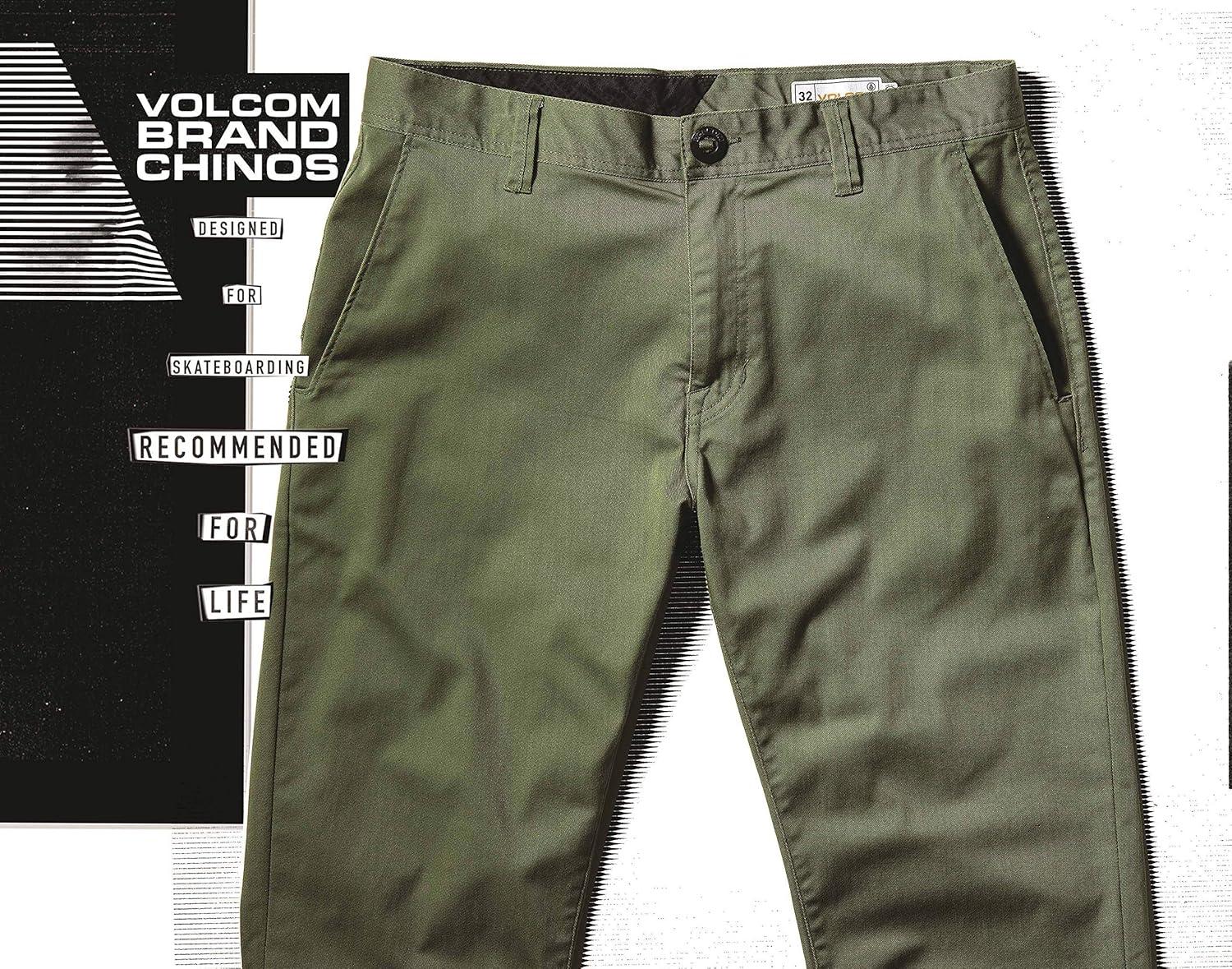 image:imageVolcom Mens Frickin Slim Chino PantBlack Black