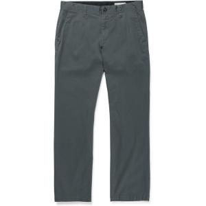 Volcom Mens Frickin Modern Stretch Chino Pant – Everyday Wear Slim Fit Stretch Twill Pants(Dark Slate)