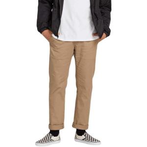 Volcom Mens Frickin Modern Stretch Chino Pant – Everyday Wear Slim Fit Stretch Twill Pants(Khaki Light)