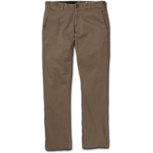 Volcom Mens Frickin Modern Stretch Chino Pant – Everyday Wear Slim Fit Stretch Twill Pants(Mushroom)