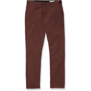 Volcom Men’s Frickin Slim Chino Pant(Mahogany)