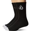 Volcom Men’s Full Stone Sock 3-Pack(Black)