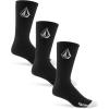 Volcom Men’s Full Stone Sock 3-Pack(Black)