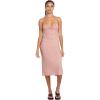 Volcom Women’s Race 2 Space Fitted Midi Length Halter Dress(Multi)