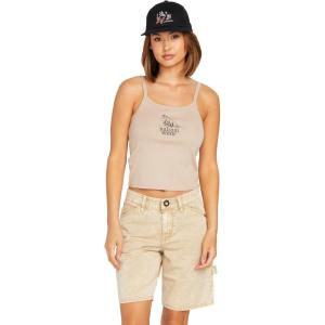 Volcom Women’s 1991 Strappy Tank Top(Taupe)