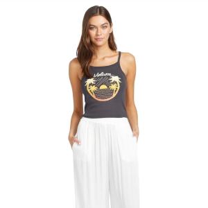 Volcom Women’s 1991 Strappy Tank Top(Vintage Black)