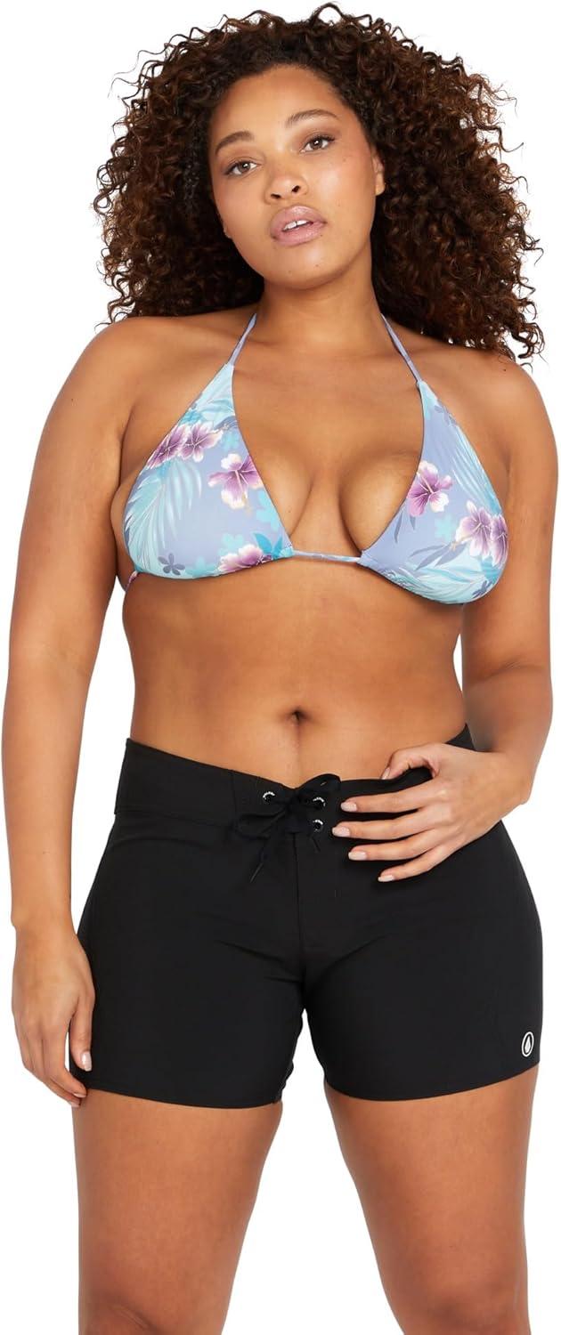 image:imageVolcom Womens Simply Solid 5Inch Swim Surf BoardshortJet