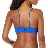 Volcom Simply Seam Less Vneck Bikini Top Swimwear(Marina Blue)