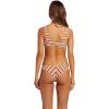 Volcom Simply Seam Less Vneck Bikini Top Swimwear(Multi Stripe)