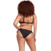 Volcom Women’s Bikini Top- Removable Cups, Adjustable Straps, Underwire Support- Beach & Pool Wear(Jet)