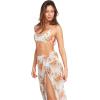 Volcom Women’s Swimsuit Cover-ups for Beach, Poolside, Resort Wear(White Combo)