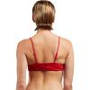 Volcom Simply Seam Less Vneck Bikini Top Swimwear(True Red)