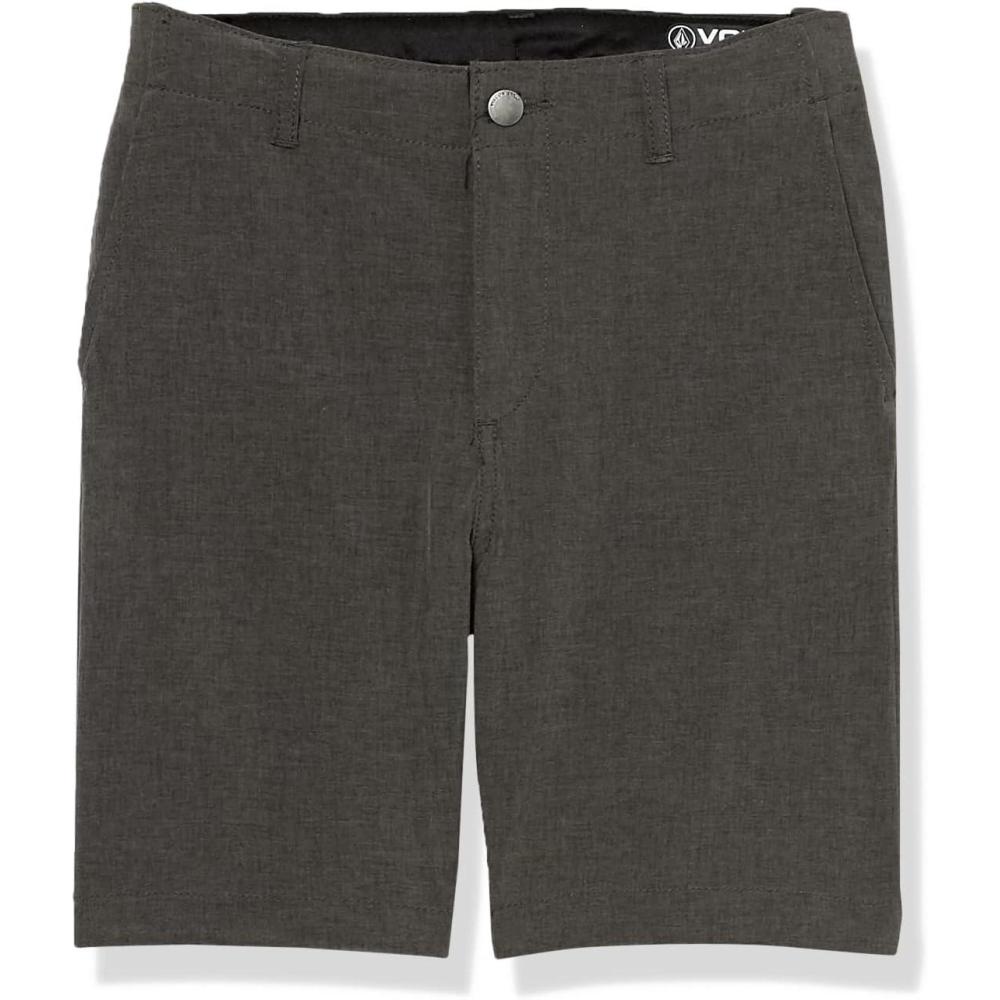image:imageVolcom Boys Kerosene Hybrid Chino ShortsCharcoal Heather