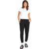 Volcom Womens Stone Stacked Slim Fit Jogger Pant(Black)