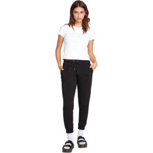 Volcom Womens Stone Stacked Slim Fit Jogger Pant(Black)