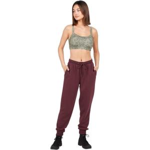 Volcom Womens Stone Stacked Slim Fit Jogger Pant(Burgundy)