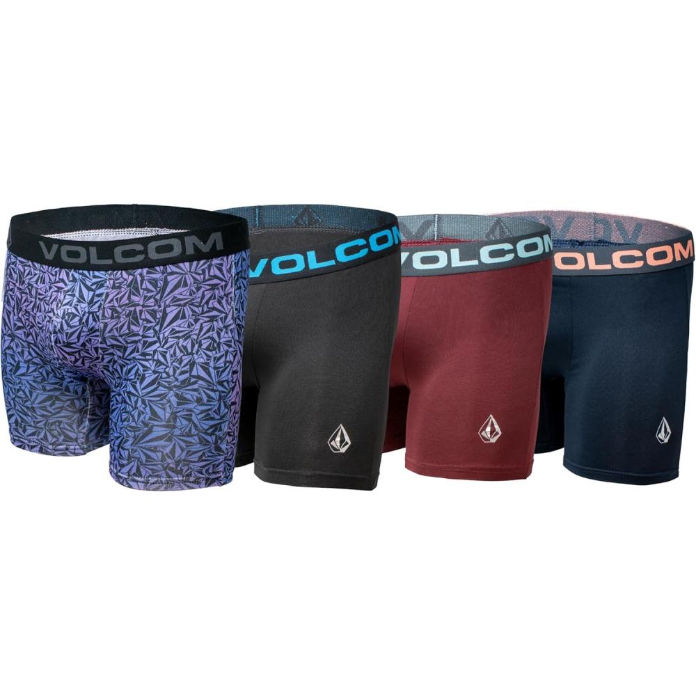 image:imageVolcom Boys Boxer Briefs Performance UnderwearPurpleBlackRedNavy
