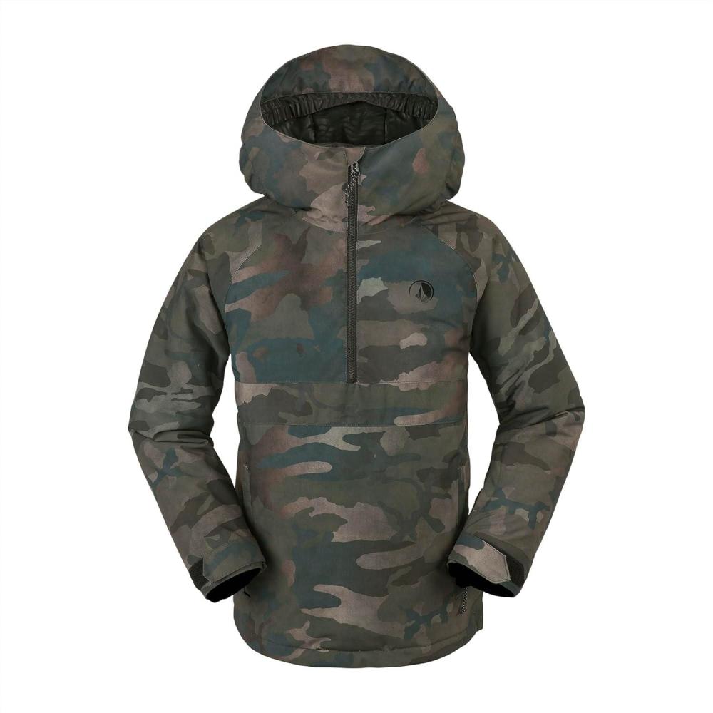 image:imageVolcom Boys Sluff Insulated Snowboard Winter JacketCloudwash Camo S4
