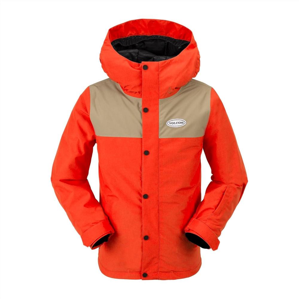 image:imageVolcom boys Stone 91 Insulated Snowboard Winter JacketOrange Shock S4