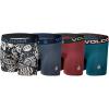 Volcom Boys Boxer Briefs Performance Underwear(Multi/Green/Maroon/Grey)