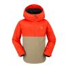 Volcom Boys’ Sluff Insulated Snowboard Winter Jacket(Orange Shock S4)