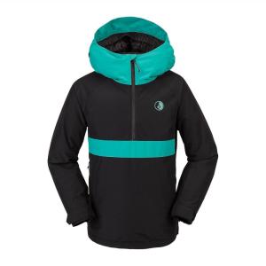Volcom Boys’ Sluff Insulated Snowboard Winter Jacket(Black S4)
