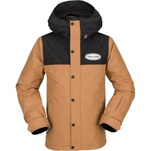 Volcom boys Stone 91 Insulated Snowboard Winter Jacket(Caramel S3)
