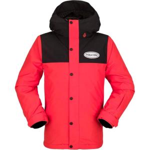 Volcom boys Stone 91 Insulated Snowboard Winter Jacket(Orange Shock S3)