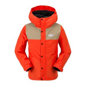 Volcom boys Stone 91 Insulated Snowboard Winter Jacket(Orange Shock S4)