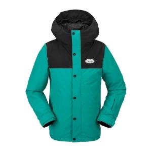 Volcom boys Stone 91 Insulated Snowboard Winter Jacket(Vibrant Green S4)