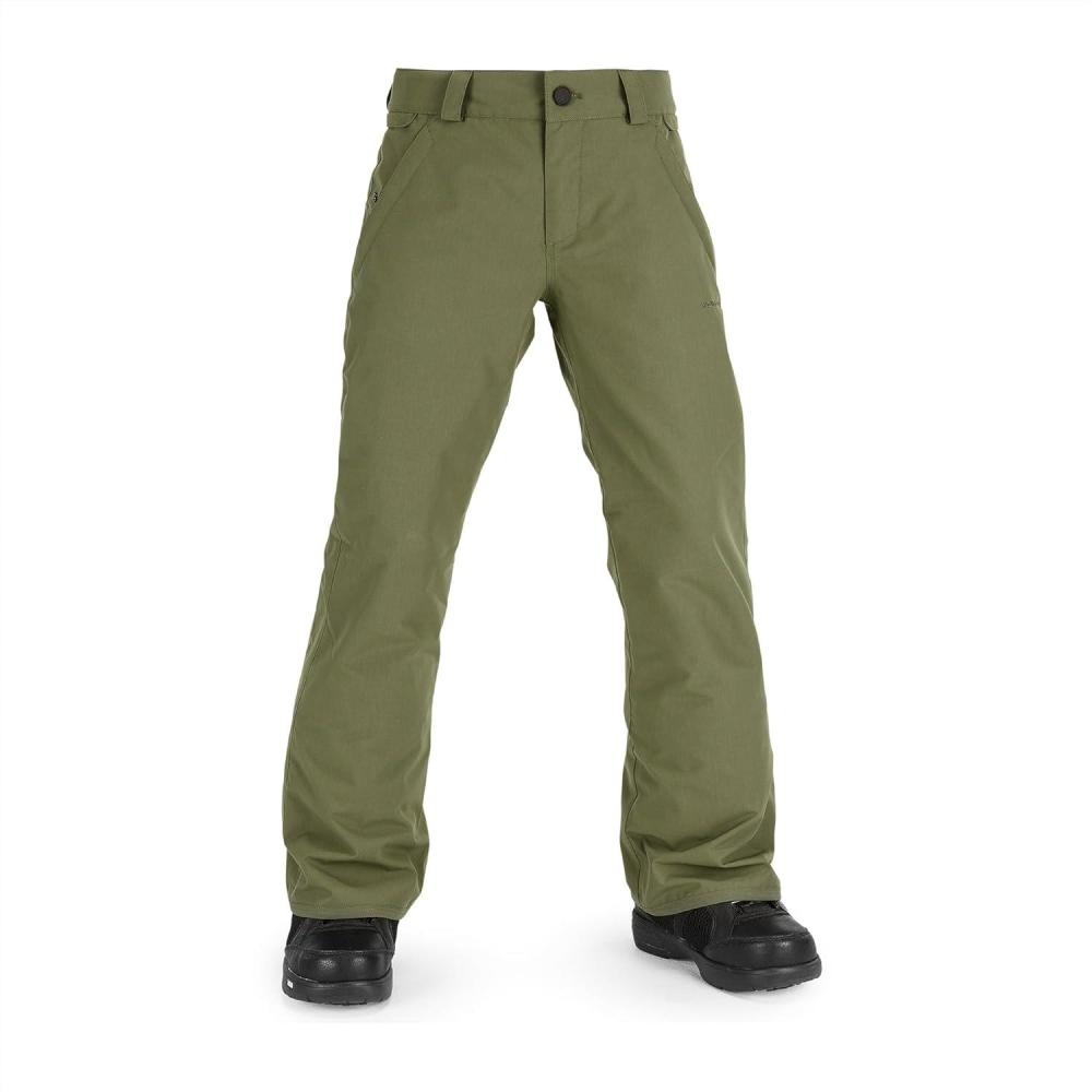 image:imageVolcom Boys Freakin Chino Youth Insulated Snowboard Ski PantMilitary S4
