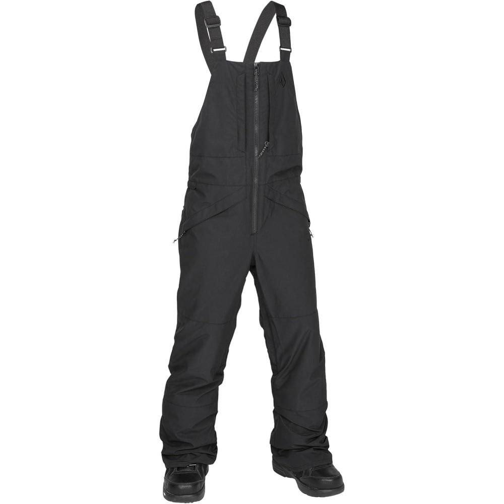 image:imageVolcom Boys Youth Barkley Bib Overall Snowboard PantBlack S5