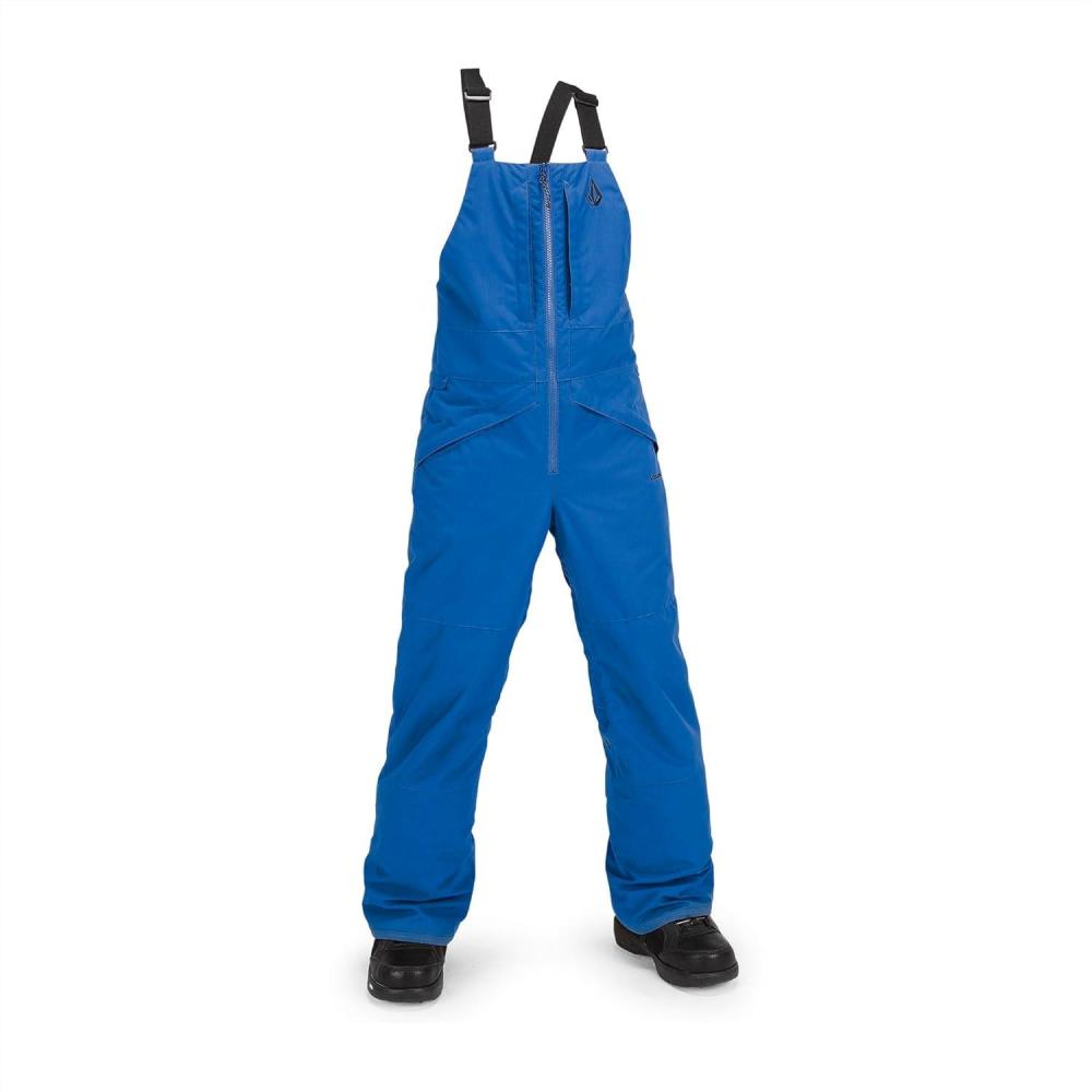 image:imageVolcom Boys Youth Barkley Bib Overall Snowboard PantElectric Blue S4