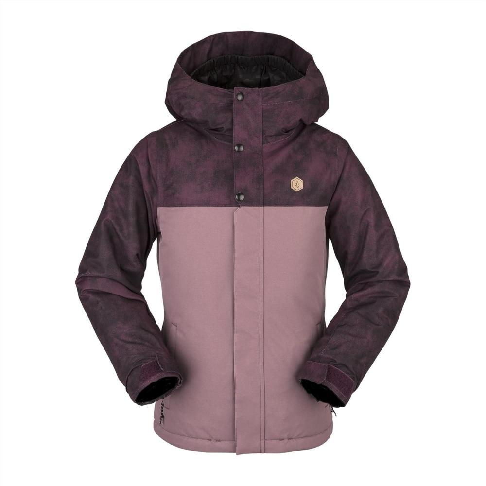 image:imageVolcom Girls Sassnfras Insulated Snowboard Ski JacketAcid Merlot