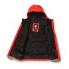 Volcom Boys’ Vernon Insulated Snowboard Winter Jacket(Orange Shock S4)