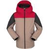 Volcom Boys’ Vernon Insulated Snowboard Winter Jacket(Red)