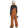 Volcom Boys’ Youth Barkley Bib Overall Snowboard Pant(Caramel S5)